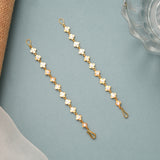 Designer Clover with White Stone Mattal