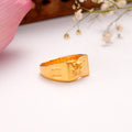 Modern Style Golden Ring for Men