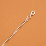 Cartoon Sunflower Charm Silver Baby Bracelet