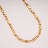 Bold Braided Design Golden Chain
