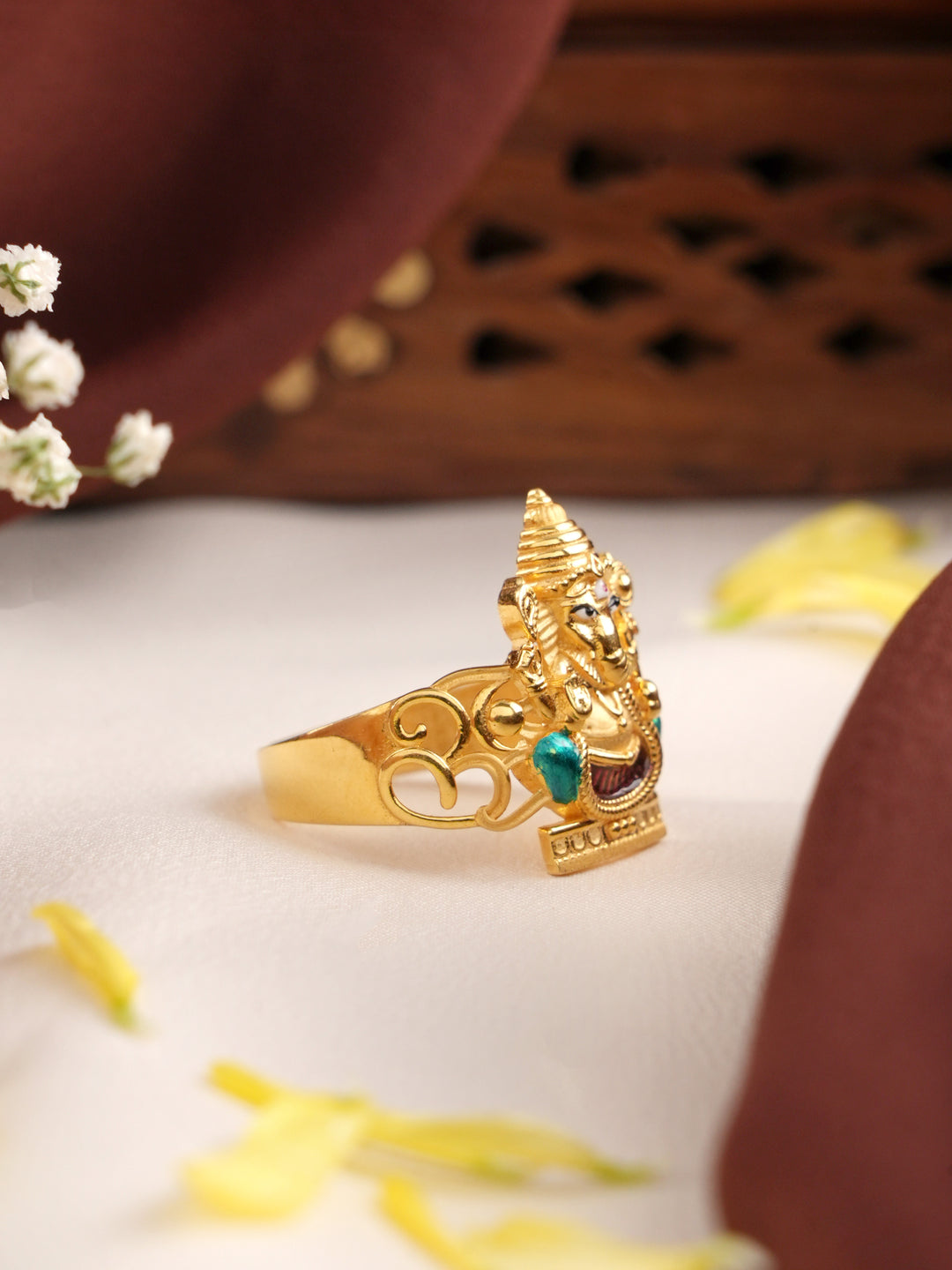 Vinayagar Blessings Gold Ring
