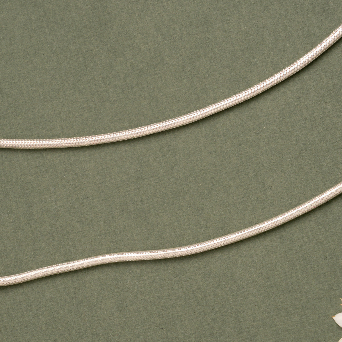 Lightweight Plain Silver Anklet