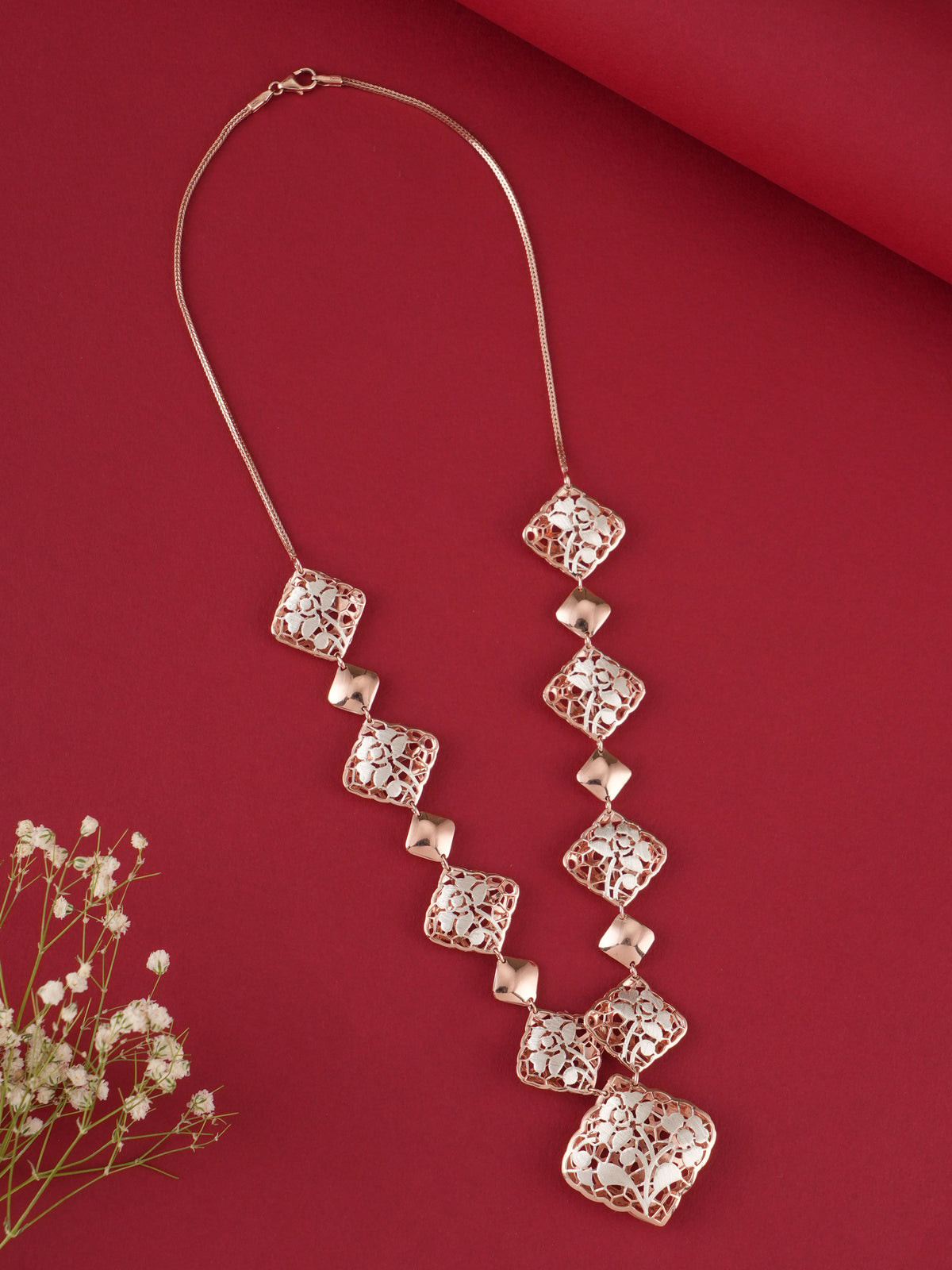 Rhombus Shaped Turkish Necklace
