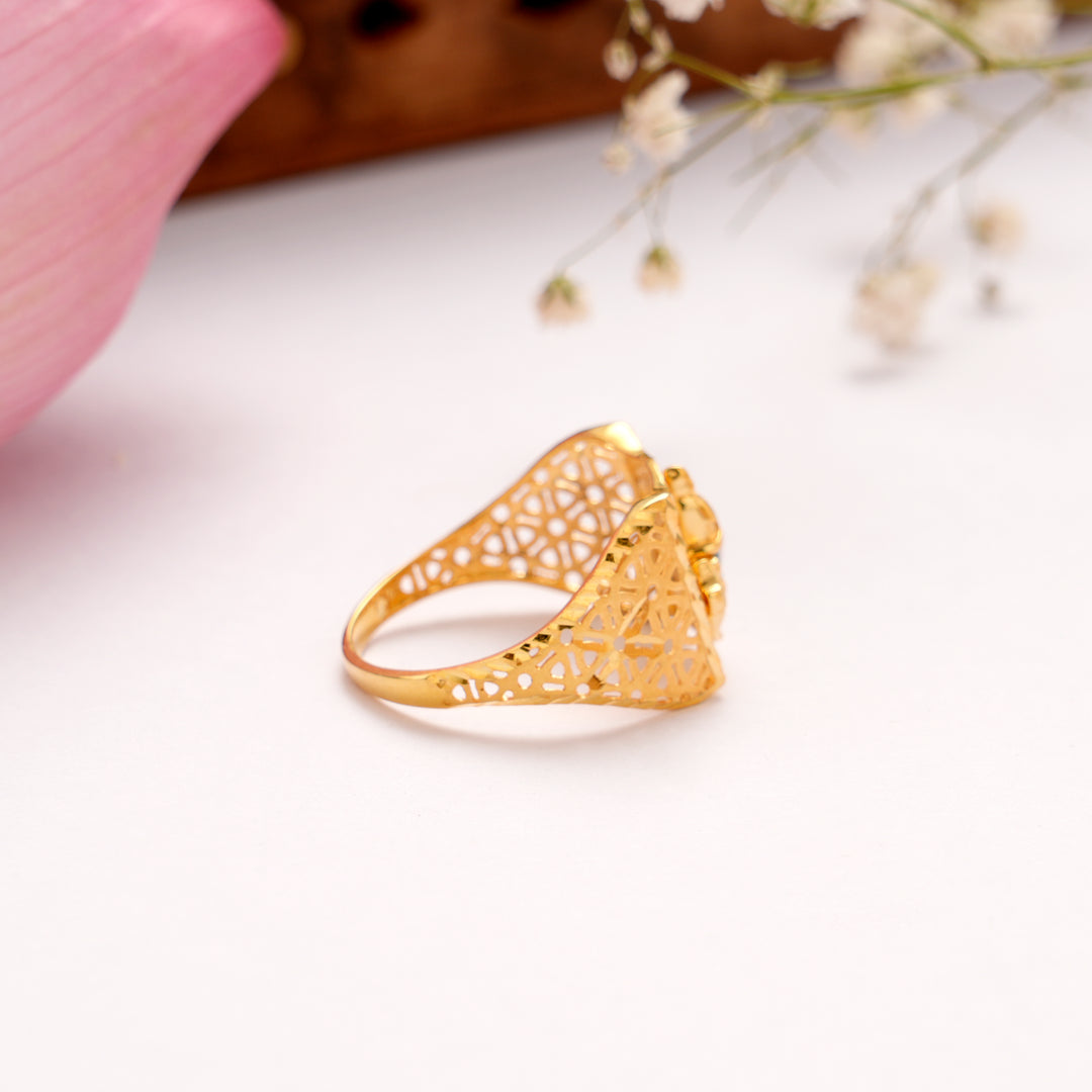 Devotional Lord Venkateswara Golden Ring