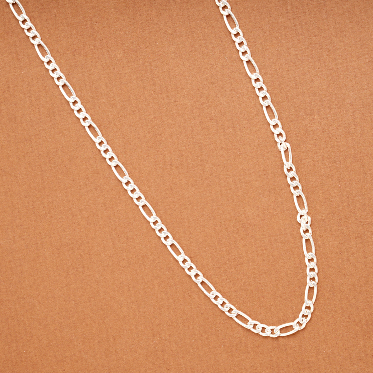 Italian Figaro Silver Men’s Chain