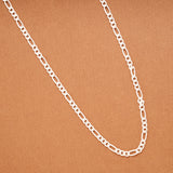 Italian Figaro Silver Men’s Chain