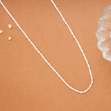 Multi Beads Silver Women’s Chain