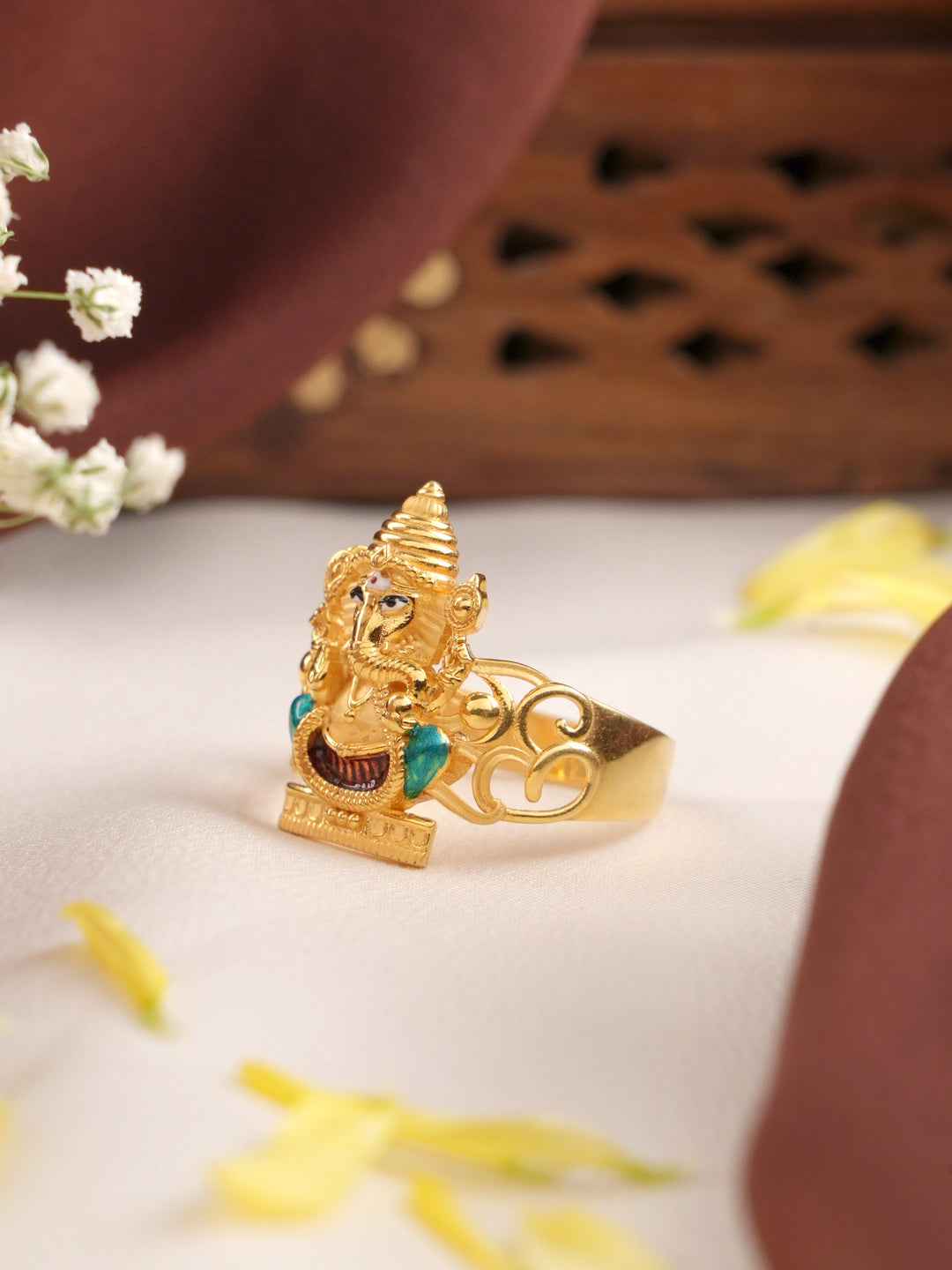 Vinayagar Blessings Gold Ring