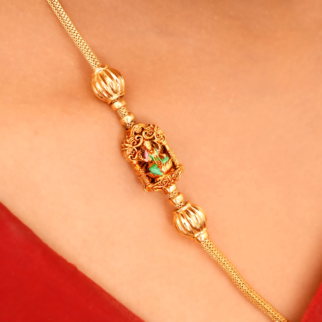 Blessing Golden Lakshmi Mugappu Chain