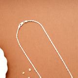 Multi Beads Silver Women’s Chain