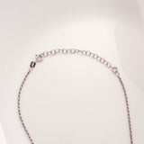 Radiant Silver Rope Design Chain