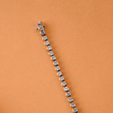 Classic Silver Tennis Women's Bracelet