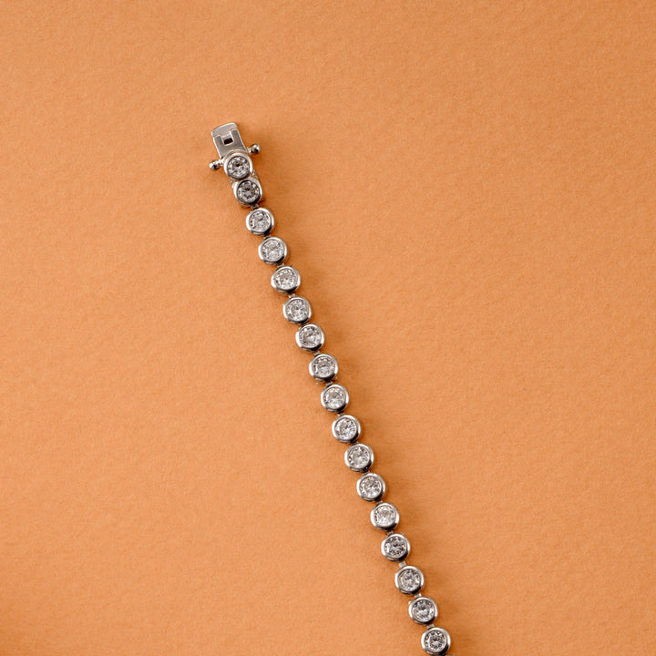 Classic Silver Tennis Women's Bracelet