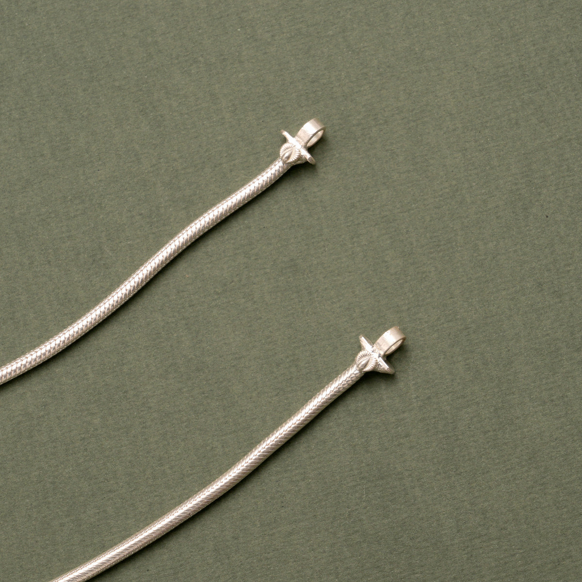 Lightweight Plain Silver Anklet