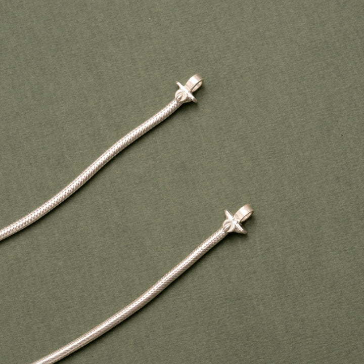 Lightweight Plain Silver Anklet