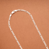 Italian Figaro Silver Men’s Chain