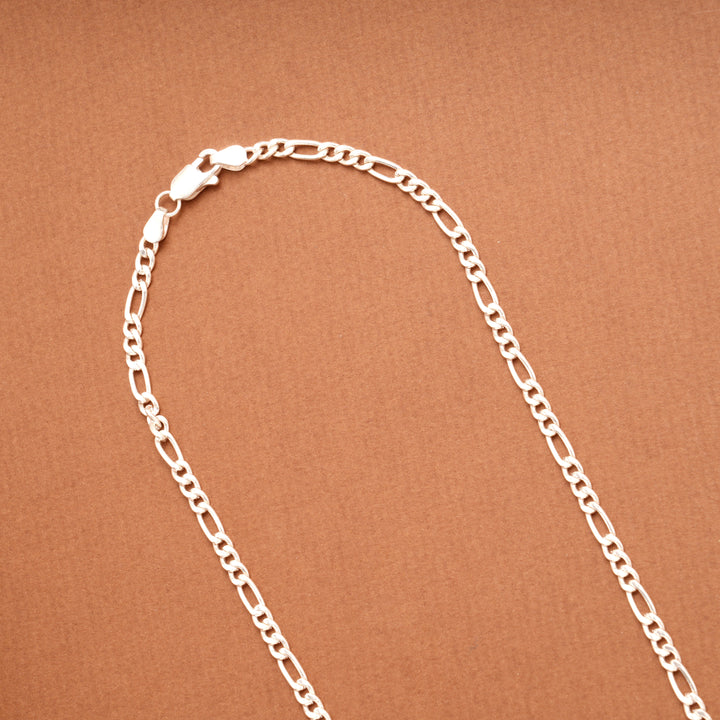 Italian Figaro Silver Men’s Chain