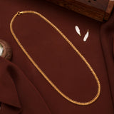Luxe Weave Pattern Gold Chain