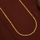 Modern Indo Western Fusion Link Gold Chain