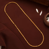 Modern Indo Western Fusion Link Gold Chain