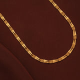 Elegant Bamboo Link Gold Chain