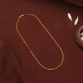 Minimal Twin Layer Gold Balls Chain