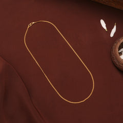 Minimal Twin Layer Gold Balls Chain