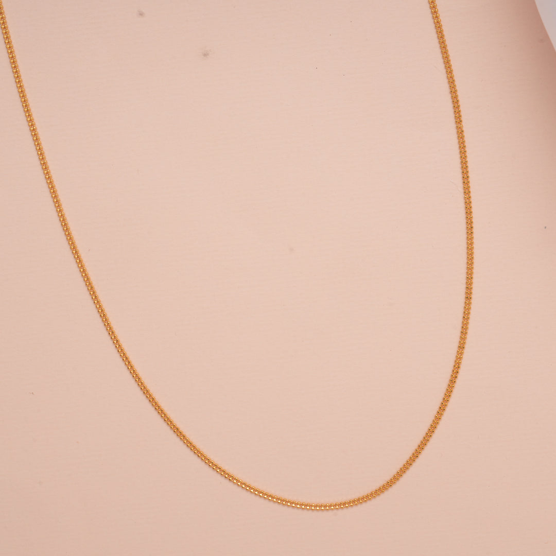 Dual Ball Layer Gold Chain