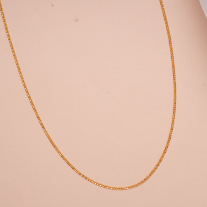 Dual Ball Layer Gold Chain