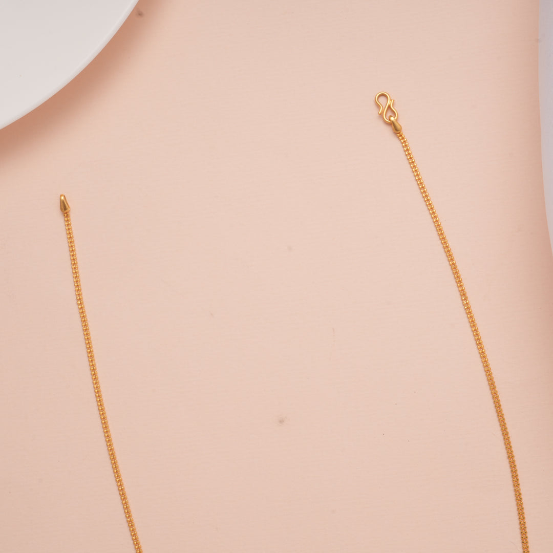 Dual Ball Layer Gold Chain
