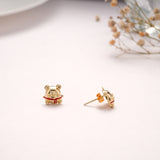 Tiny Teddy Bear Golden Stud