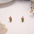Fun Silver Milkshake Cup Stud