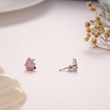 Cute Pink Bunny Rabbit Stud