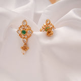 Premium Design Stone Golden Earring