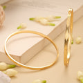 Elegant Diamond Cut Gold Plated Bangles