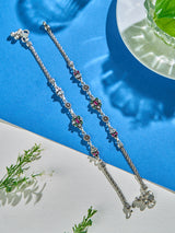 Ruby Bloom Trail Antique Anklet