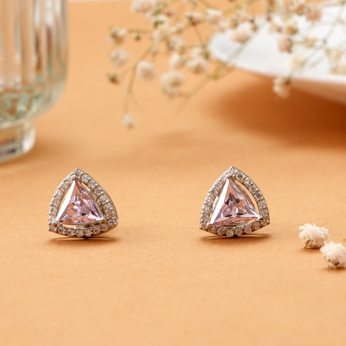 Graceful Harmony Opal Silver Studs