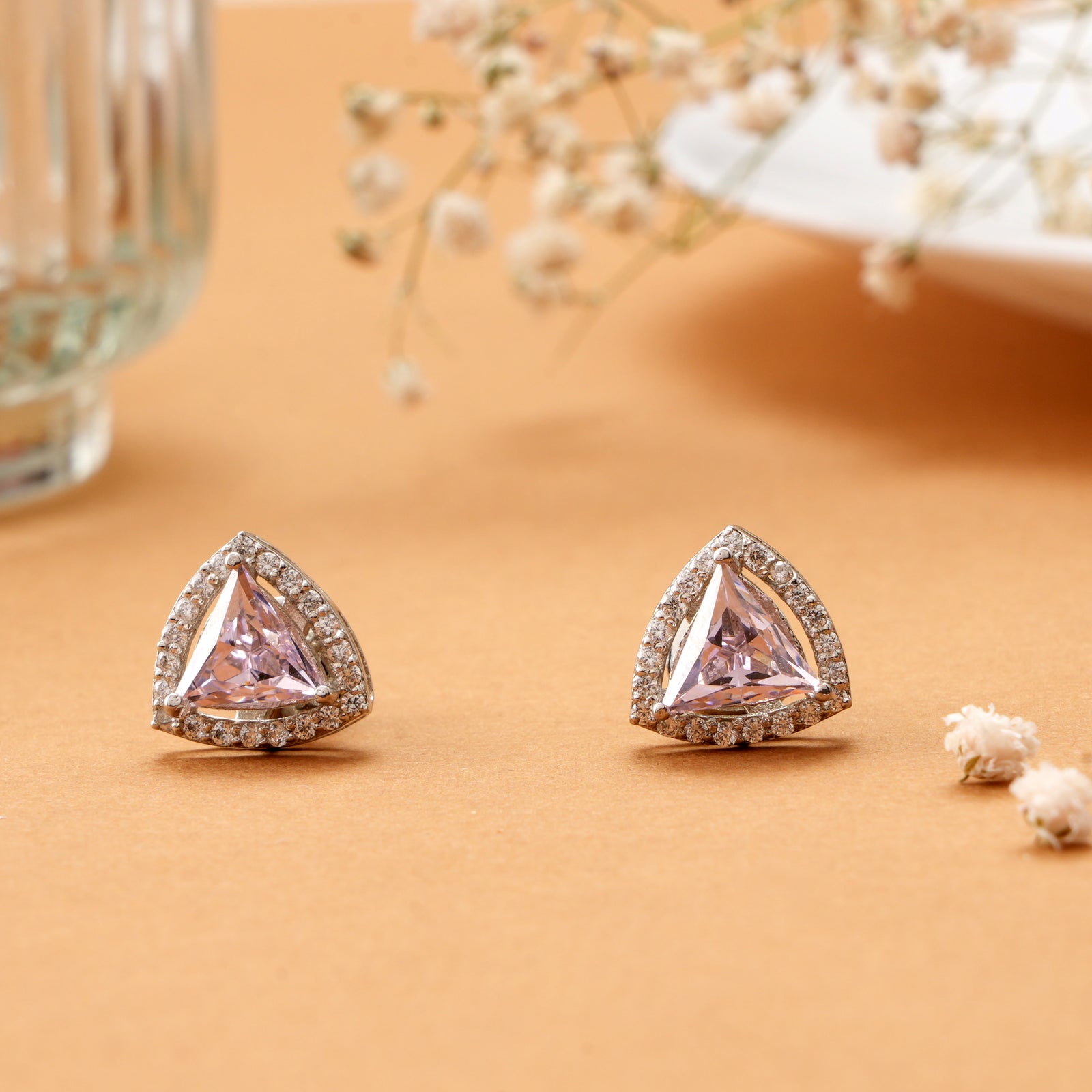Graceful Harmony Opal Silver Studs