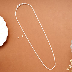 Multi Beads Silver Women’s Chain