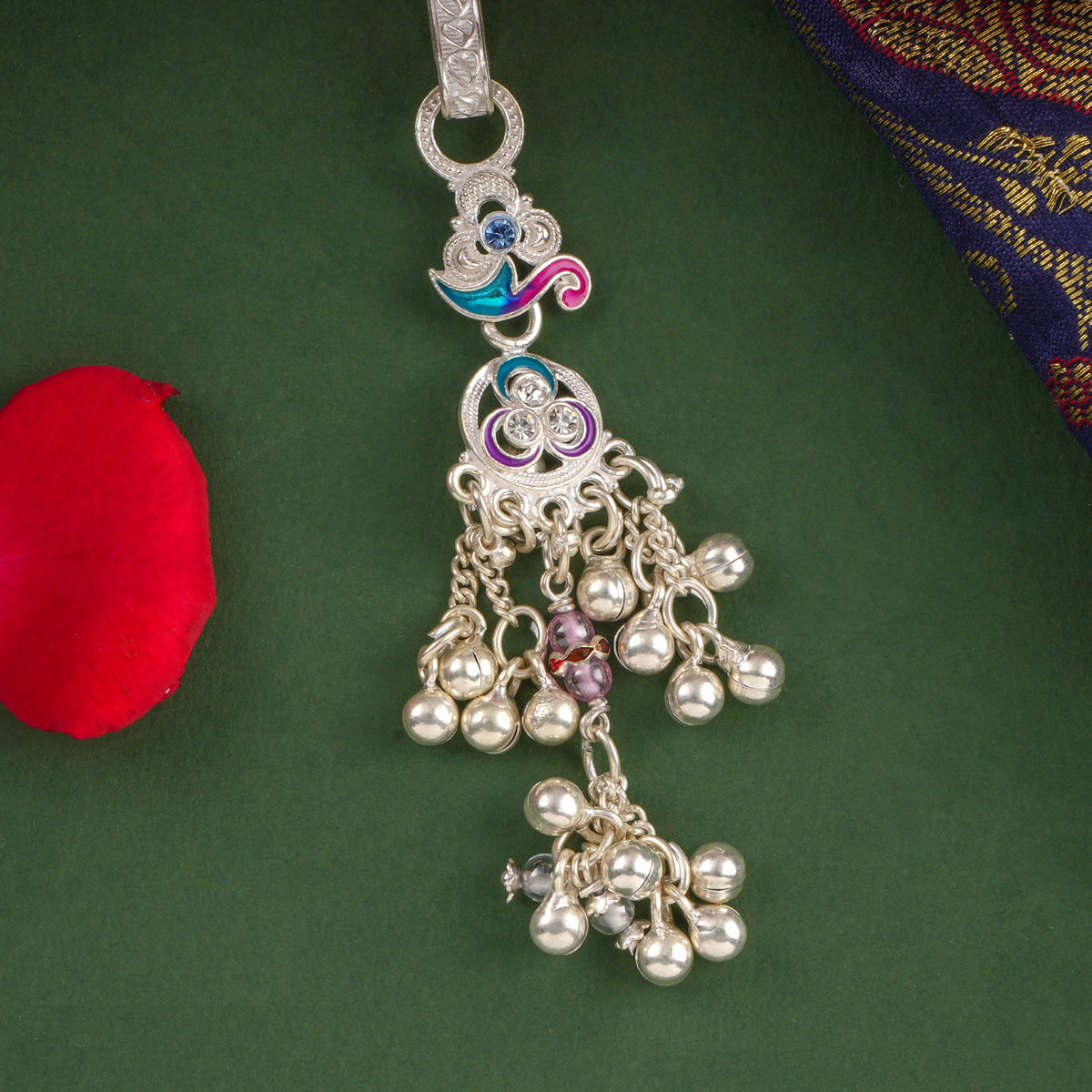 Heritage Glow Silver Keychain