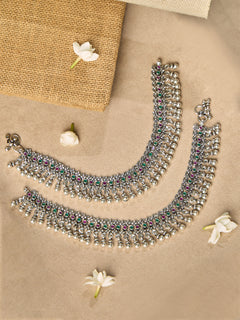 Rajasthani Heritage Antique Anklet