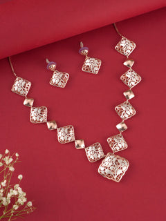 Rhombus Shaped Turkish Necklace