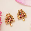 Mahalakshmi Nagas Earrings with Golden Drops