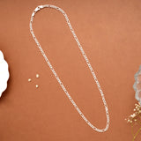 Italian Figaro Silver Men’s Chain