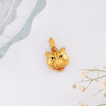Bold Tiger Gold Pendant