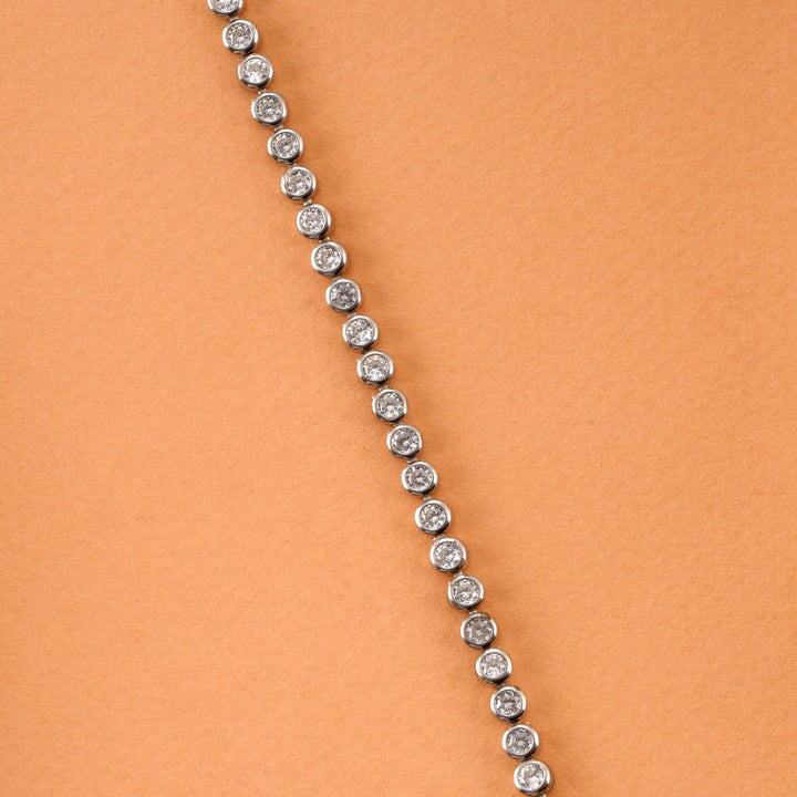 Classic Silver Tennis Women's Bracelet