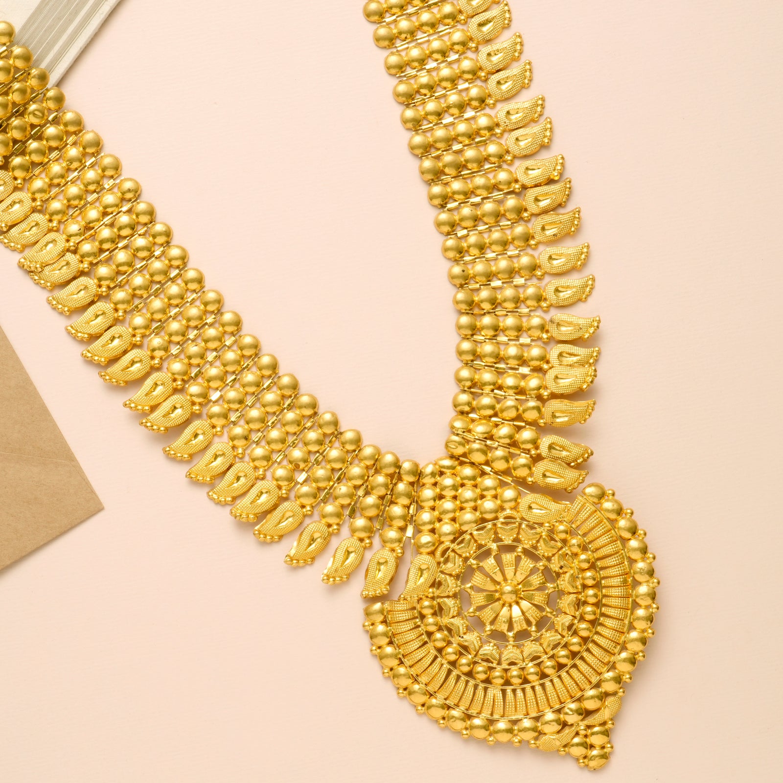 Traditional Mango Kerala Design Gold Haram