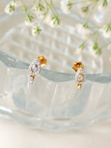 Whispering Shine Drop Diamond  Studs