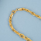 Elegant Gold Double Link Chain