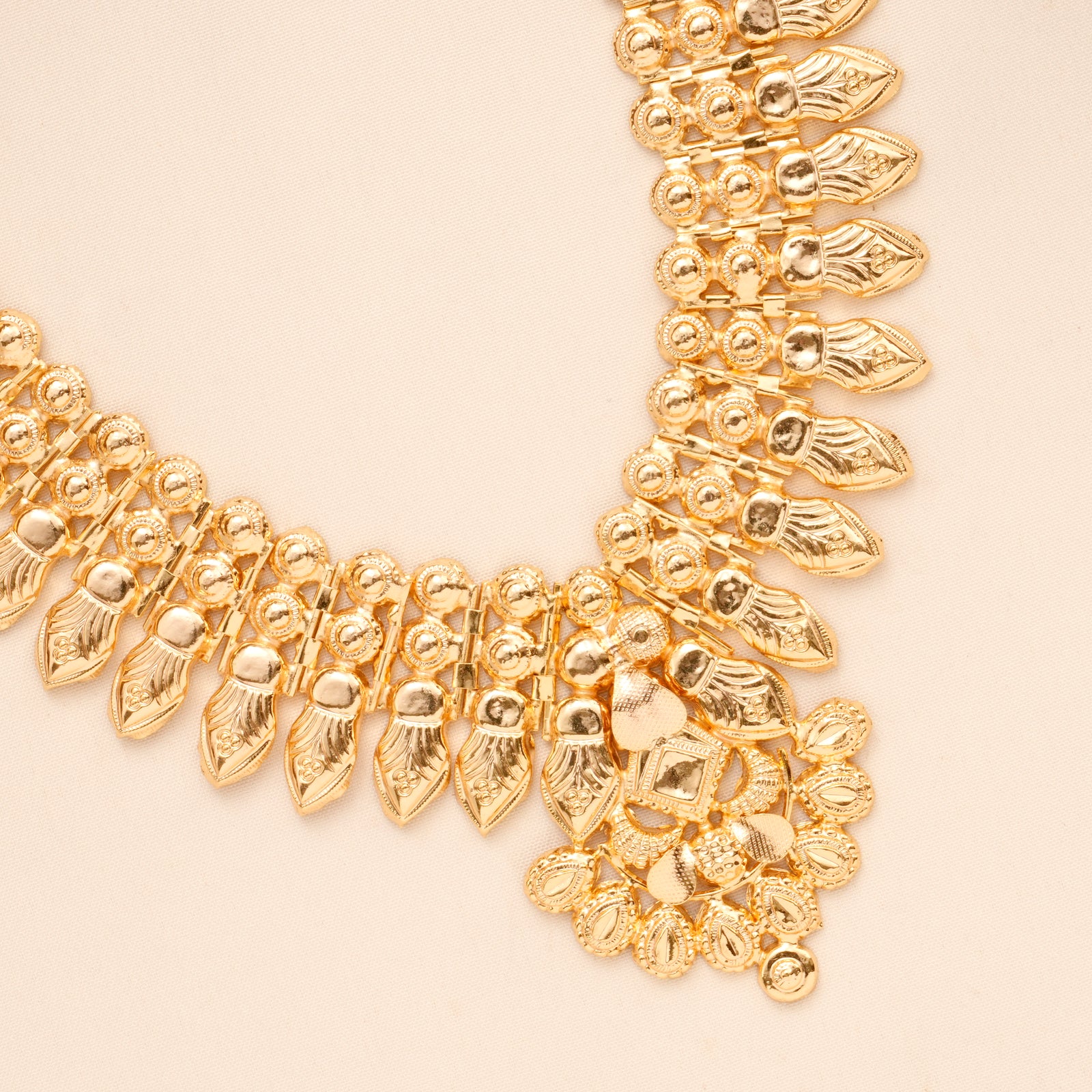 Bridal Wear Mango Kerala Gold Plated Necklace